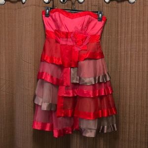 4 layered Multi colored Dress